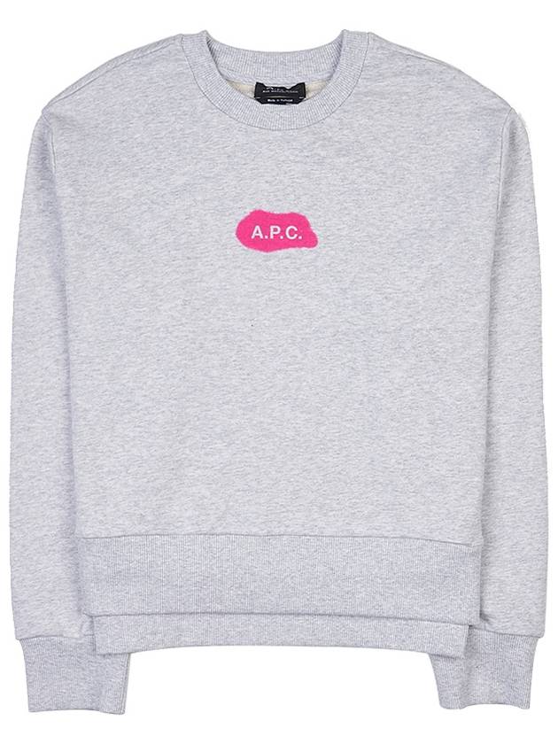 Women's Civile Logo Sweatshirt Light Grey - A.P.C. - BALAAN 10