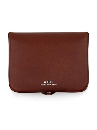 Josh Leather Coin Wallet Hazelnut - A.P.C. - BALAAN 2