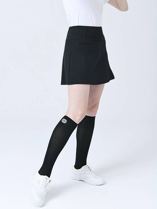 Doyou Know MC Women s Functional Nylon Span Semi A Line Black Skirt DO3242SK017 1 - DOYOUKNOWMC GOLF WEAR - BALAAN 2