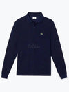 Men's Original Cotton Long Sleeve Polo Shirt Navy - LACOSTE - BALAAN 2