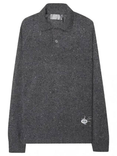 Oversized long sleeve polo shirt collar - DIOR - BALAAN 1