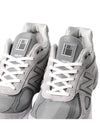 990 V4 Core Low Top Sneakers Grey Silver - NEW BALANCE - BALAAN 7