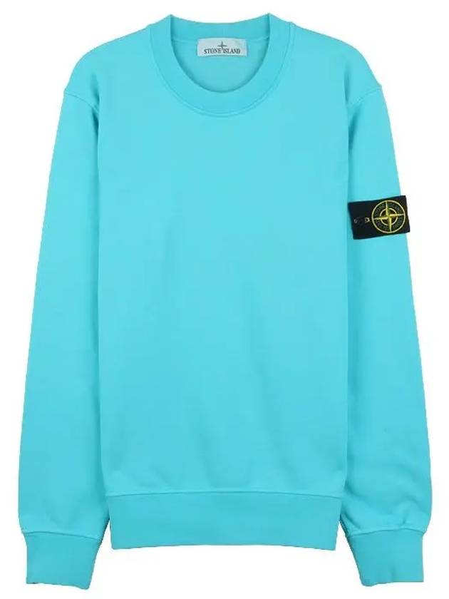 Wappen Patch Crew Neck Sweatshirt Turquoise - STONE ISLAND - BALAAN 2