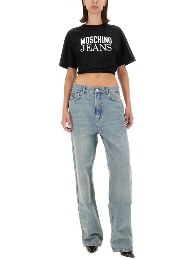 Moschino Jeans T-Shirt With Logo - MOSCHINO - BALAAN 2