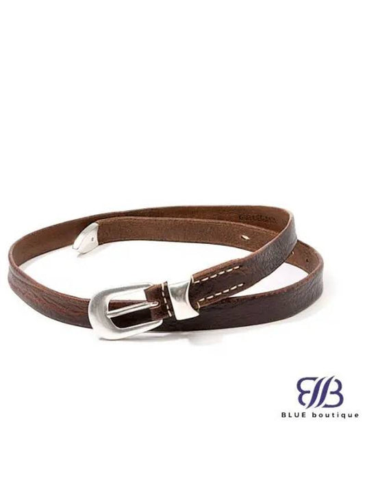 Leather 2CM Belt Brown - OUR LEGACY - BALAAN 2