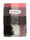 Check Mohair Muffler Mauve Bright pink - ACNE STUDIOS - BALAAN 2