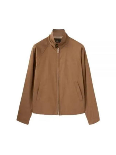 Taga Twill Cotton Zip-Up Jacket Brown - LORO PIANA - BALAAN 2