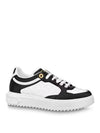 Time Out Calfskin Low Top Sneakers White Black - LOUIS VUITTON - BALAAN 2