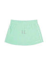 Serif Logo A-Line Skirt Green - SPORTY & RICH - BALAAN 2