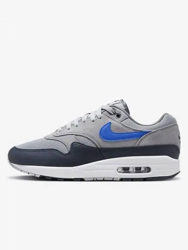 Air Max 1 Essential Men s Sneakers Smoke Gray Wolf Obsidian Racer Blue FZ5808 003 720390 - NIKE - BALAAN 1