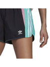 Logo Color Block Shorts Black - ADIDAS - BALAAN 5