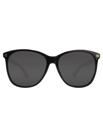 Eyewear Gray Cat Eye Sunglasses Black - GUCCI - BALAAN 1