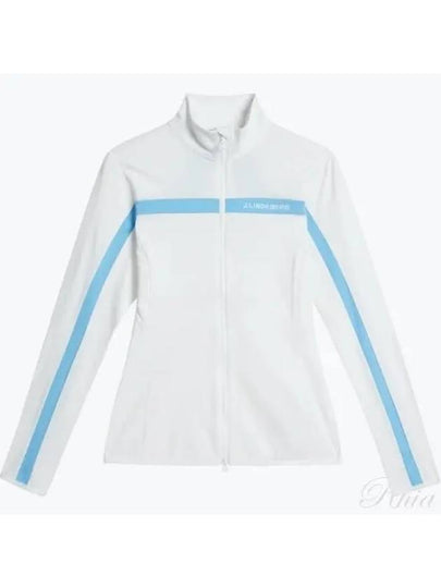 Seasonal Janice Mid Layer Zip-Up Jacket White - J.LINDEBERG - BALAAN 2