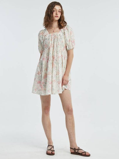 Off Shoulder Flower OnePiece Pink - MANAVIS7 - BALAAN 2