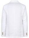 Men's Basic Linen Jacket MMJAN5T60 100 - AT.P.CO - BALAAN 3