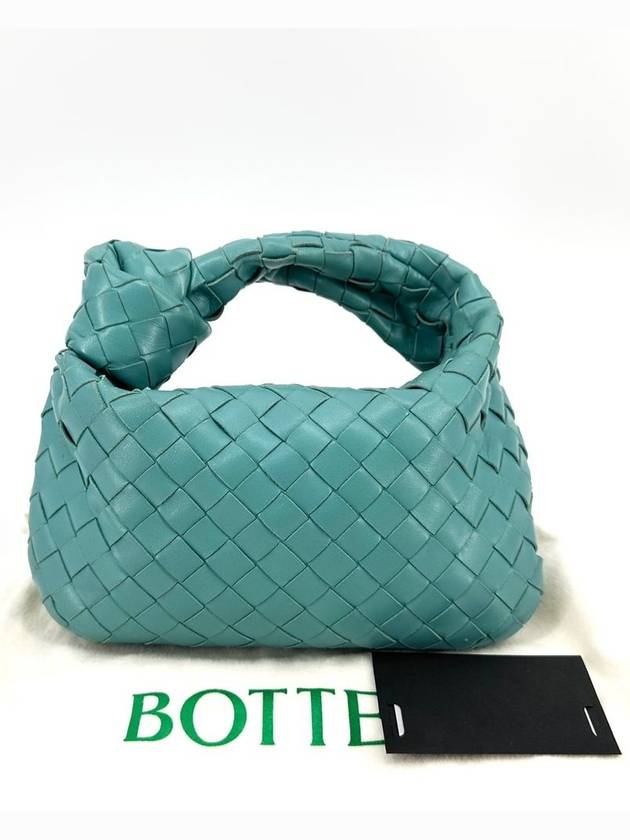 Bottega Veneta Mini Jodie Bag Tote Light Blue - BOTTEGA VENETA - BALAAN 1