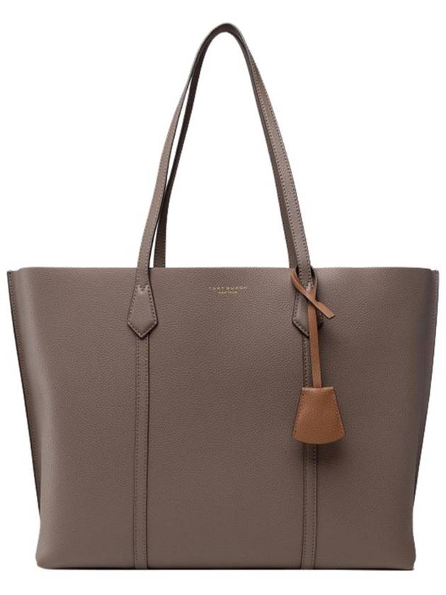 Perry Triple Compartment Tote Bag Dark Beige - TORY BURCH - BALAAN 2