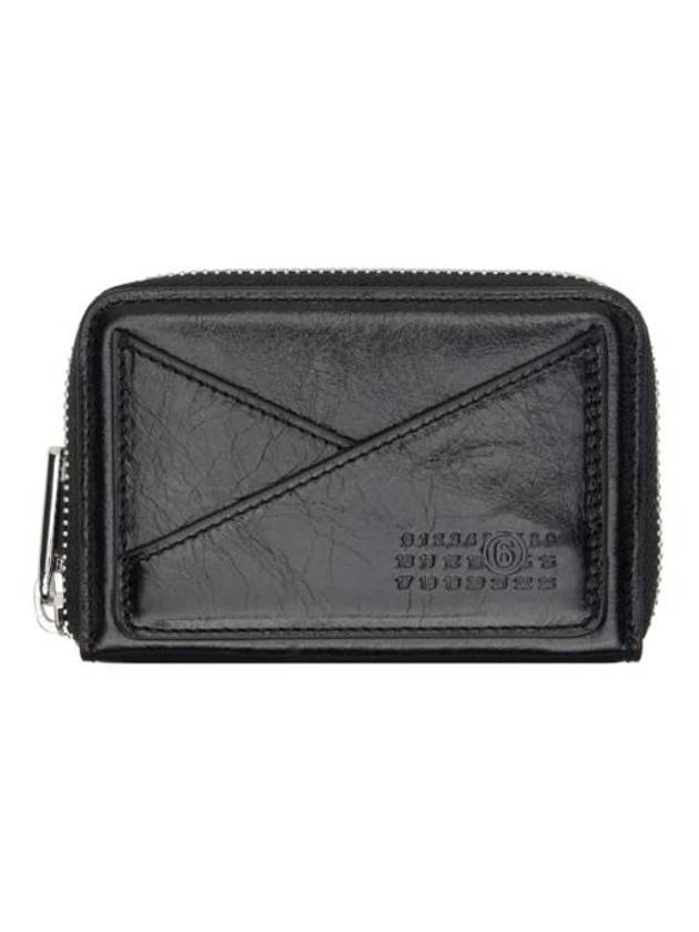 Zipper All-Round Medium Wallet Black - MAISON MARGIELA - BALAAN 1