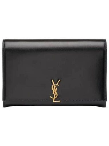 monogram chain wallet black - SAINT LAURENT - BALAAN 1