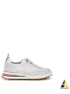 Thom Women Browne Nylon Tech Runner Low Top Sneakers Grey White - THOM BROWNE - BALAAN 2