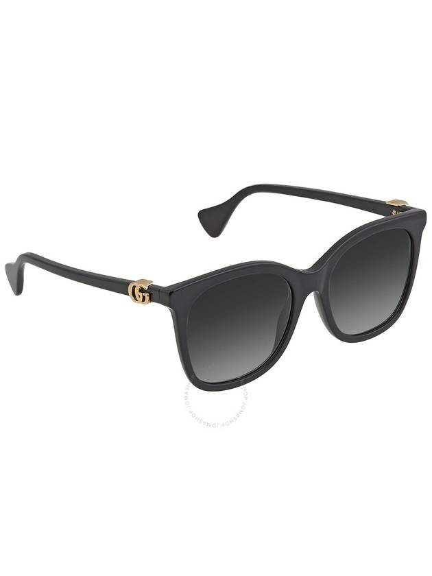 Eyewear Gold Logo Sunglasses Black - GUCCI - BALAAN 4