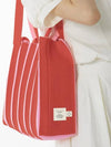 Two way shopper bag red pink - PLEATSMAMA - BALAAN 3