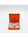 Clic H Bracelet Rose Gold Blanc - HERMES - BALAAN 3