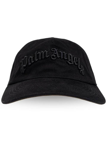 Palm Angels Baseball Cap, Women's, Black - PALM ANGELS - BALAAN 1