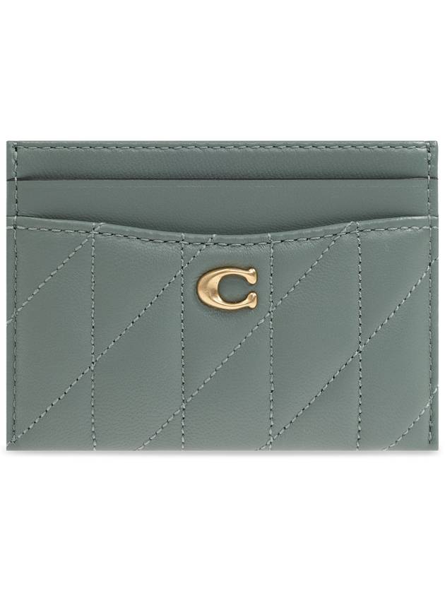 Coach Card Case, Women's, Green - COACH - BALAAN 1