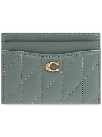 Coach Card Case, Women's, Green - COACH - BALAAN 1