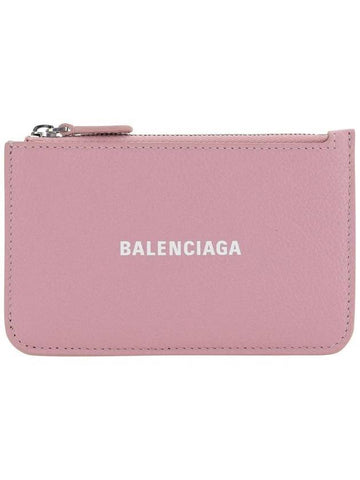 Cash Large Long Coin Card Wallet Pink - BALENCIAGA - BALAAN 1