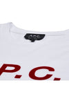 VPC Logo Organic Cotton Short Sleeve T-Shirt White - A.P.C. - BALAAN 5