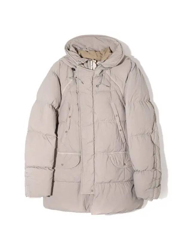 Deck Hood Down Parka Beige - TEN C - BALAAN 1