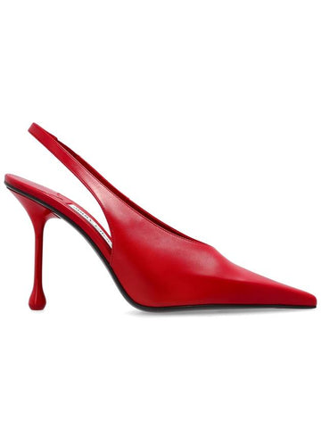 Jimmy Choo Leather High-heeled Shoes Isa, Women's, Red - JIMMY CHOO - BALAAN 1