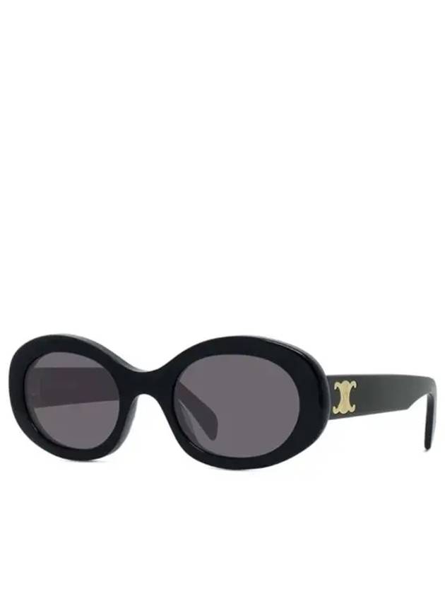 Eyewear Triomphe Logo Temple Sunglasses Black - CELINE - BALAAN 2