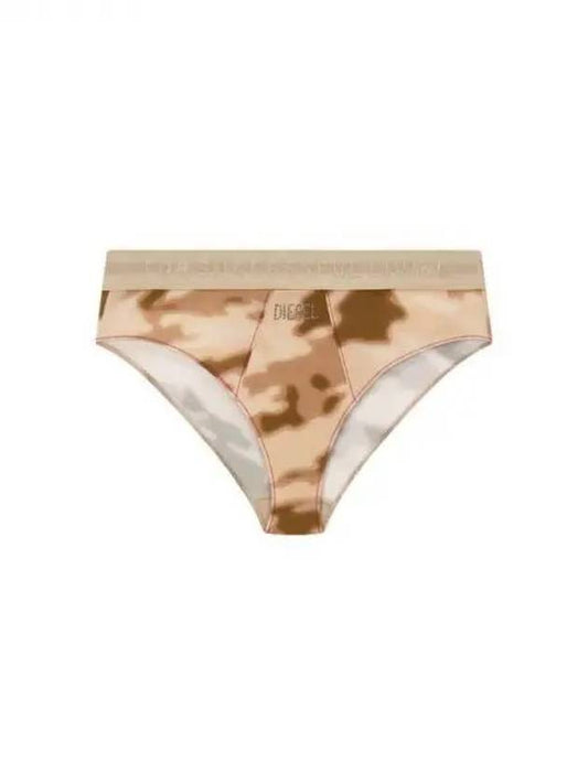 Women's Rhinestone Logo Camouflage Briefs Skin 271867 - DIESEL - BALAAN 1