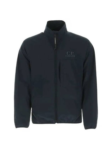 Logo Zipper Pocket Zip-Up Jacket Navy - CP COMPANY - BALAAN 1