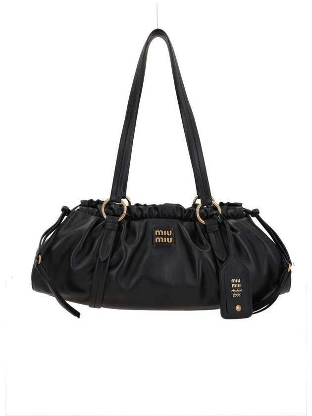 Joie Nappa Leather Tote Bag Black - MIU MIU - BALAAN 2