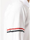 Armband Detail Seersucker Long Sleeve Shirt White - THOM BROWNE - BALAAN 5