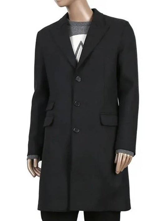 Men's Wool Cashmere Muffler Long Coat Skinny Fit Charcoal PBCA189VZ F005 468 - NEIL BARRETT - BALAAN 2