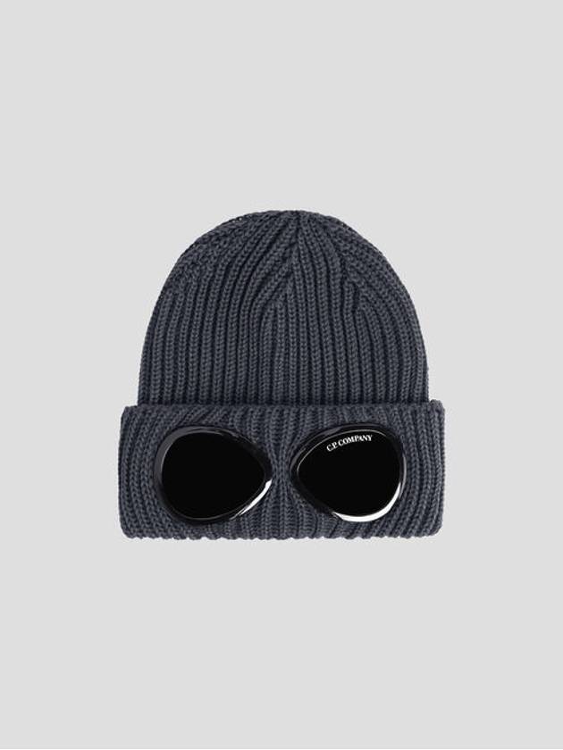 Signature Goggles Wool Beanie Grey - CP COMPANY - BALAAN 2