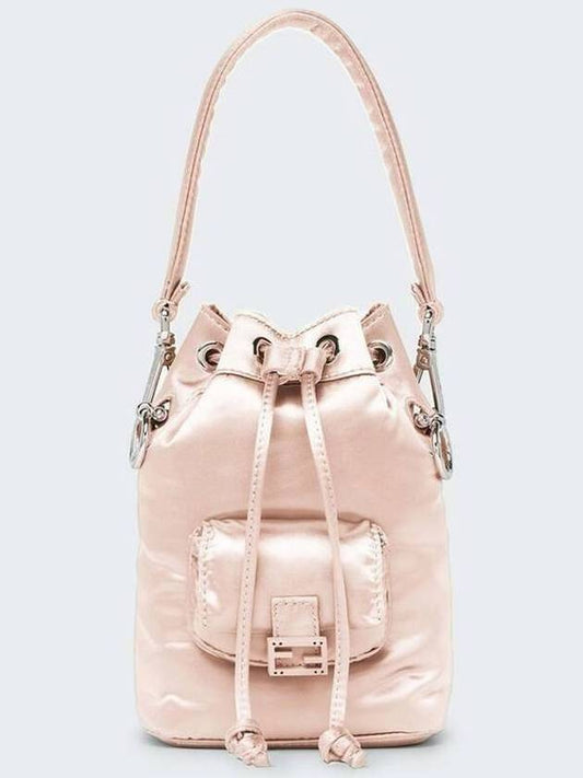 Mon Tresor Small Nylon Bucket Bag Pink - FENDI - BALAAN 2