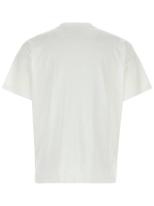 Logo Print Short Sleeve T-Shirt White - BURBERRY - BALAAN 3