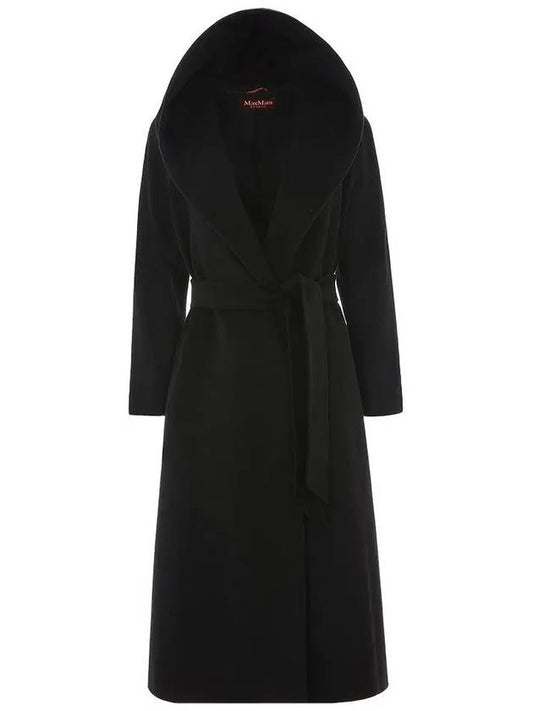 Bdanton Virgin Wool Single Coat Black - MAX MARA - BALAAN 2