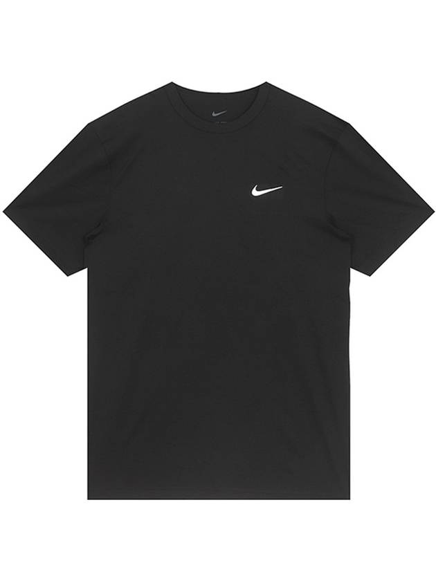 Dri-Fit UV Hyverse Fitness Short Sleeve T-Shirt Black - NIKE - BALAAN 1