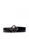 Gary High Shine Leather Belt Black - J.LINDEBERG - BALAAN 2