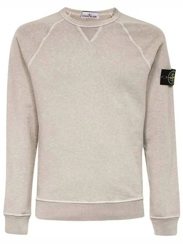 OLD Treatment Wappen Patch Crew Neck Sweatshirt Dove Grey - STONE ISLAND - BALAAN 2