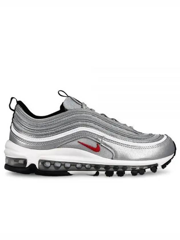 Air Max 97 Low Top Sneakers Metallic Silver and Chlorine Grey - NIKE - BALAAN 2