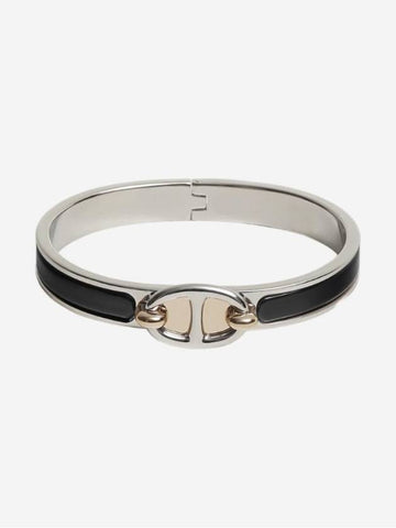 Mini Click Chandal Bracelet Palladium Hardware Noir - HERMES - BALAAN 1