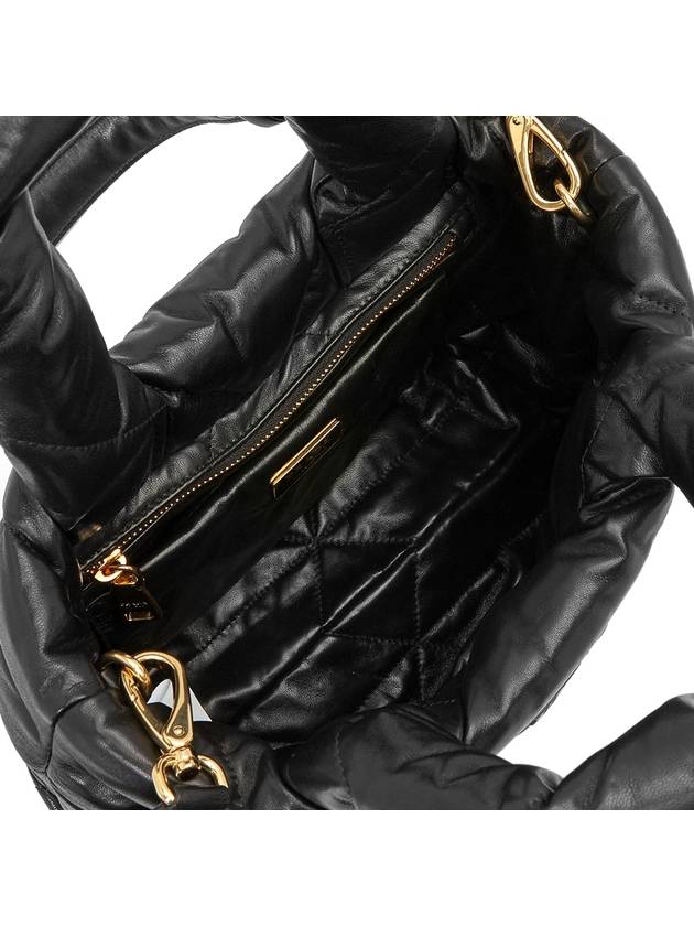 Quilted Nappa Leather Tote Bag Black - PRADA - BALAAN 7